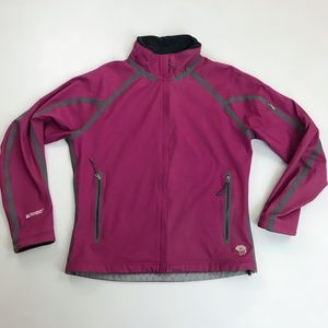MOUNTAIN HARDWARE Conduit Soft Shell Jacket SZ 12 Outdoor Multisport Mulberry